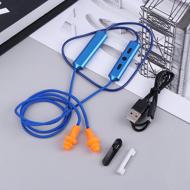 Gokelomg Earplugs Bluetooth Earphones for Work, Noise Isolation, Hearing Protection,