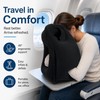 Inflatable Travel Pillow for Neck Support – 45° Headrest Cushion