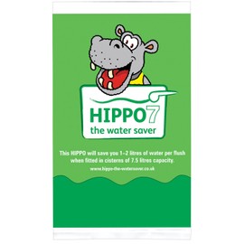 Hippo 7 The Water Saver. Save Water Every time You Flush