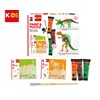 Marabu 0305000000110 KiDS Little Artist 3D Puzzle Set, Dinosaur Motif,