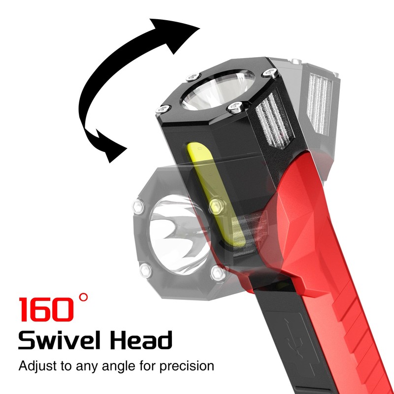 Anhay Rechargeable Work Light, 1200 Lumens LED Work Light with