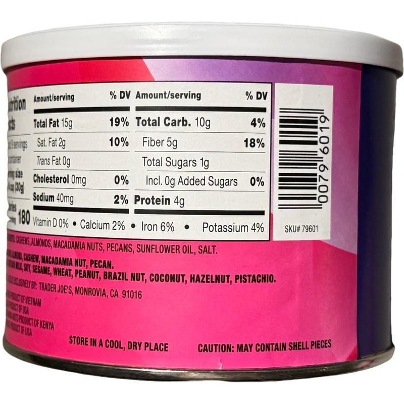 Trader Joe's Elevated Mixed Nuts, Roasted & Salted Cashews, Almonds,
