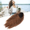 Light Brown Wave Wig Adjustable Charming Breathable Comfortable Fluffy Heat