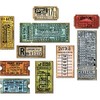 Tim Holtz Sizzix Thinlits Dies, Ticket Booth