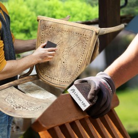 Lixxur Sanding Block - Reusable Sanding Sponges for Wet & Dry Use Sandpaper for Wood with 6 Grits(40/60/80/120/180/220) Washable Coarse & Fine Sand Paper Pack for Wood, Walls, Cars & Metal