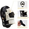 Valleycomfy Boxing Curved Focus Punching Mitts- Leatherette Training Hand Pads,Ideal
