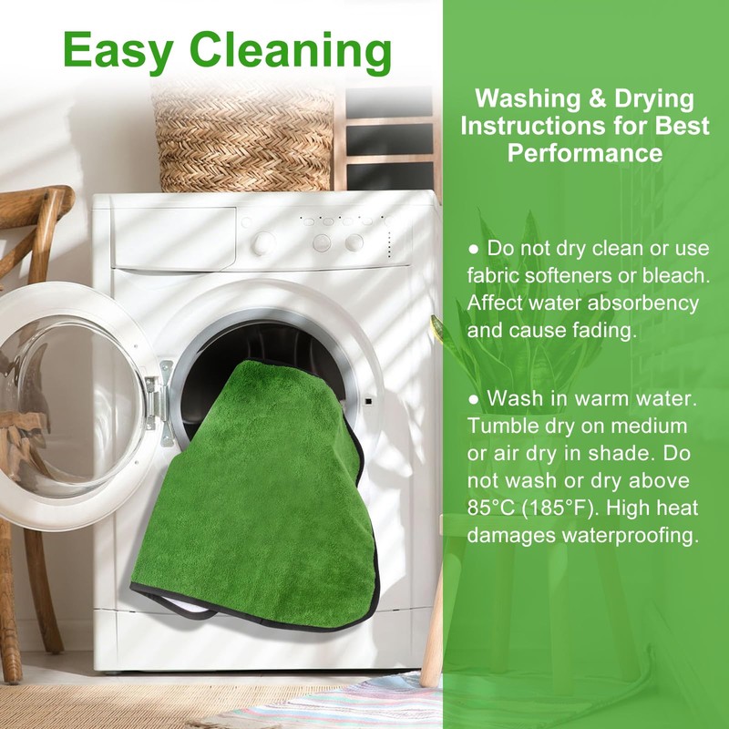 Washable Pee Pad, 2 Pack Reusable Training Mats for Dog