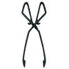 AB Tools Straight Log Tongs Cast Iron Metal Fireplace Firepit