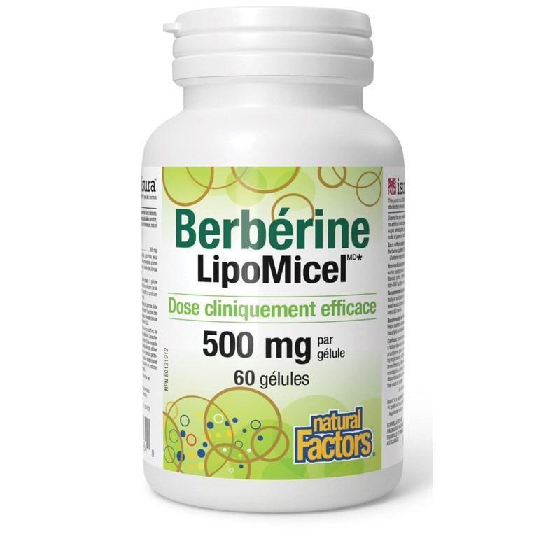Berberine LipoMicel 500mg (60 Count (Pack of 1))