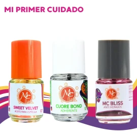 Paquete Mi Primer Cuidado Uñas, Primer, Aceite Y Antihongos