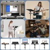 OUKMIC Projector Stand with Wheels, Laptop Tripod Stand with Mouse