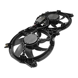 Dual Radiator and Condenser Fan Assembly - with Control Module - Compatible with 2013 Infiniti JX35 3.5L V6