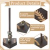 Beeveer 2 Sets Baseball Wooden Ring Holder 10 Inches Softball
