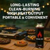 COOKKING 8oz Butane Fuel Canisters Cylinders with Dual Safety System