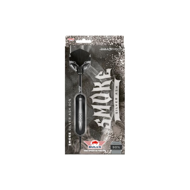 BULL'S Smoke 90% Tungsten Softtip Dart - 20g | Straight