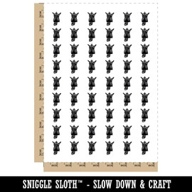 Clingy Raccoon Arms In Air Hug Temporary Tattoo Water Resistant Fake Body Art Set Collection - 54 1" Tattoos (1 Sheet)