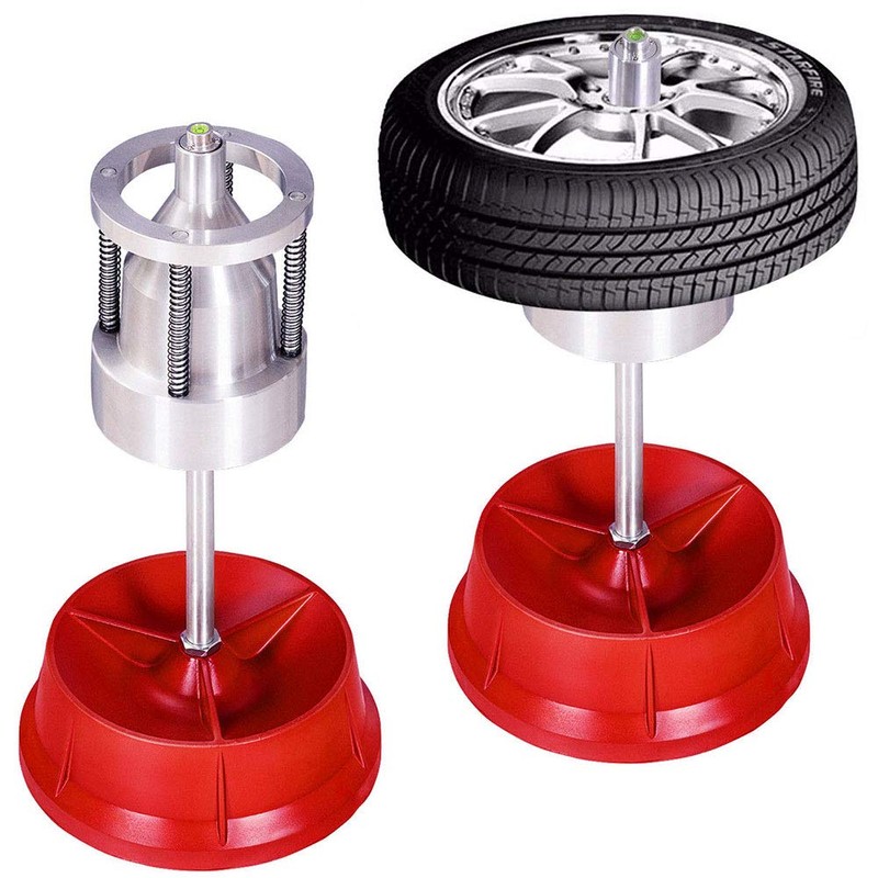 Hkysnoa Portable Bubble Wheel Balancer with Bubble Level Static Balancing