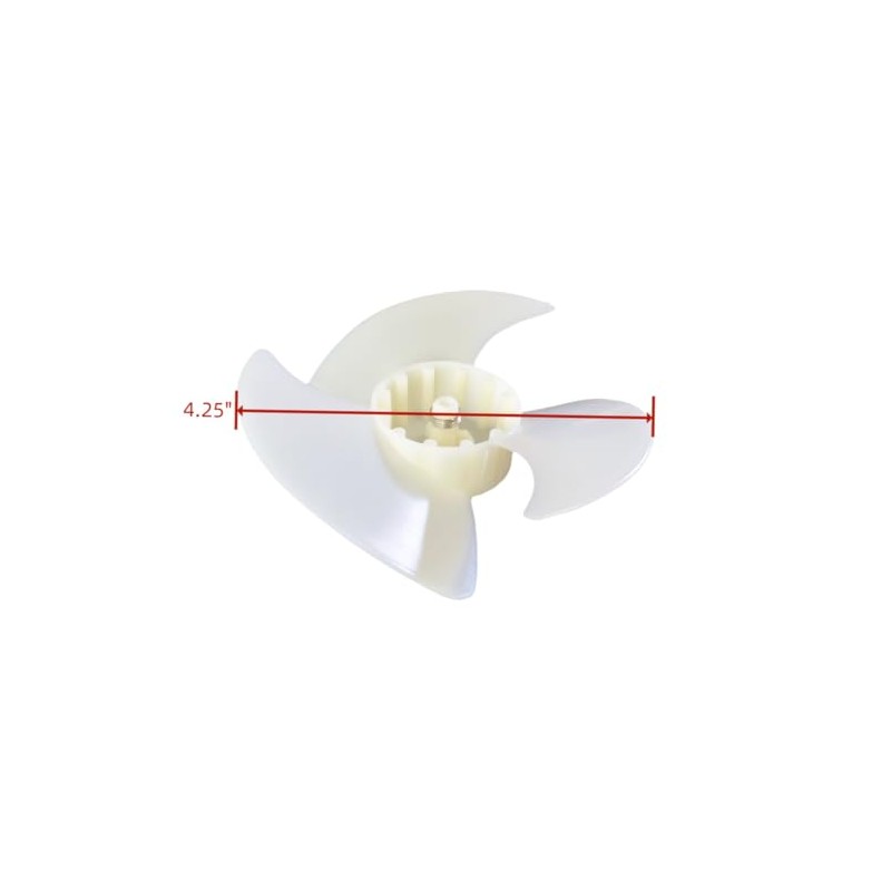WR60X30922 Refrigerator Evaporator Fan Blade (4.25 Inch Diameter) Replacement for
