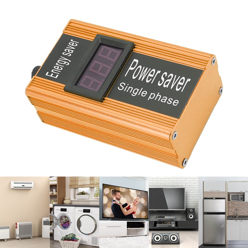 Power Saver Aluminium Alloy 100KW Voltage Value Display Electricity Energy