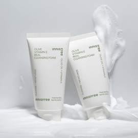 innisfree [더블구성] 이니스프리 올리브 비타민 E 리얼 클렌징 폼 150ml, 2개