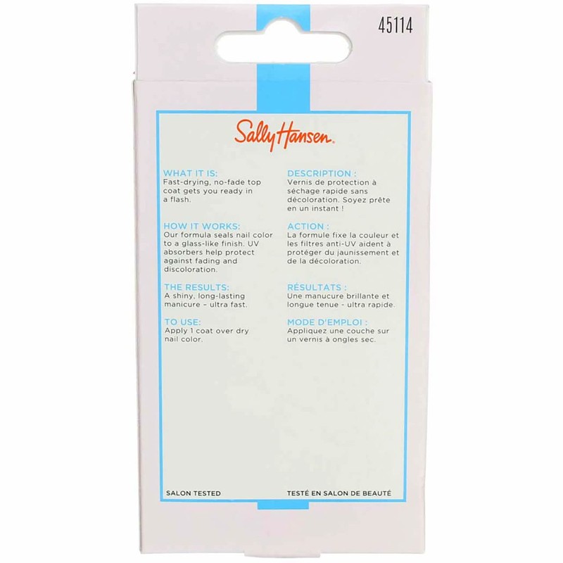 Sally Hansen Dries Instantly Top Coat 0.45 Ounce (13.3ml) (2