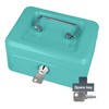 Westcott Cash Box Lockable (Compact, 15 cm) Turquoise | Lockable