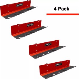 Omni Tool Multiple Spray Gun Holder – Holds 7 Guns Without Cups, 4 With Cups - 4 Pack