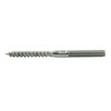 M8 x 140 mm (20 pieces) hanger bolts with double