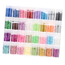 OATIPHO Color Nail Art Glitter Sequins Shiny Manicure Paillette for Eye-catching Nail Designs Easy Application and Festivals