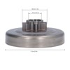7 Teeth Clutch Drum Oil Pump Kit 17x30mm Gear Iron