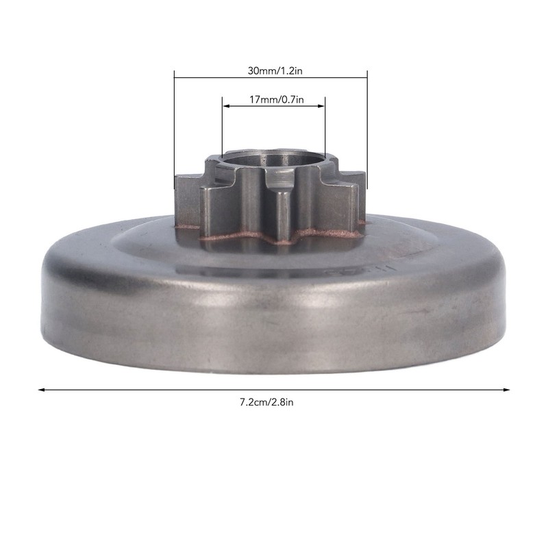 7 Teeth Clutch Drum Oil Pump Kit 17x30mm Gear Iron
