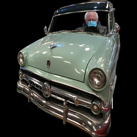 Wet Paint SS11022 1954 Antique Coupe Car Classic Car Cardboard Cutout Standup