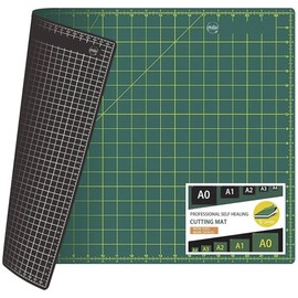 18'' × 24'' Perfect Self Healing Cutting Mat, Non-Slip Gridded Rotary Cutting Board, Necessary for Quilting, Sewing, Craft, Fabric & Scrapbooking(Green/Black), Mfr: CMA2-A