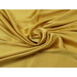 Golden Yellow Viscose Modal Satin Weave Fabric ~ 44" Wide.(110)