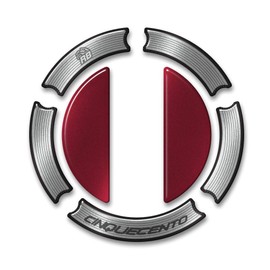 Resin Bike Motorcycle 3D Stickers Compatible with Benelli Leoncino 500 - Trail 500 2017 2020. Tank Cap Protection from Bumps and Scratches. Resin Stickers for Red Tank - Gadget Moto