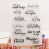 Lily Craft Linda Craft with Love and Hugs Sentiment Clear
