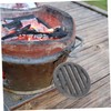 LABRIMP Fire Pit Bottom Grate Round Fireplace Grate for Indoor