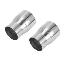 Motoforti 2.5" OD to 3.5" OD Mandrel Exhaust Pipe Adapter Concentric Reducer Car Exhaust Pipe Tubing Piping Adapter 4inch/100mm Length T304 Stainless Steel Silver Tone 2 Pcs