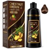 Hair Dye Shampoo 4 en 1 Fórmula Suave Ingredientes Naturales