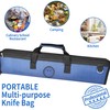 XYJ Chef's Knife Roll Bag Canvas Knife Carrying Case with