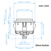 qanba Gravity KS Mechanical Shafts Silent Push Button 30 mm