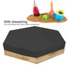 Sand Pit Cover Kids al Protector Garden Bath Multicolor Waterproof