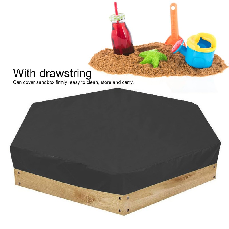 Sand Pit Cover Kids al Protector Garden Bath Multicolor Waterproof