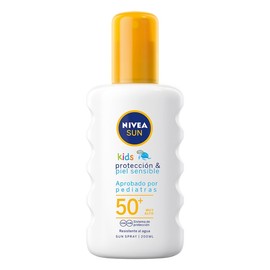 Protector Solar Fps50 Nivea Sun P&s Piel Sensible 200ml