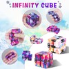 4 Packs Infinity Cube Toy Stress Relieving Game for Kids