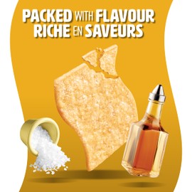 Christie Crispers, Salt & Vinegar Crackers, 145g/5.1 Ounce, (12 Pack), Imported from Canada}