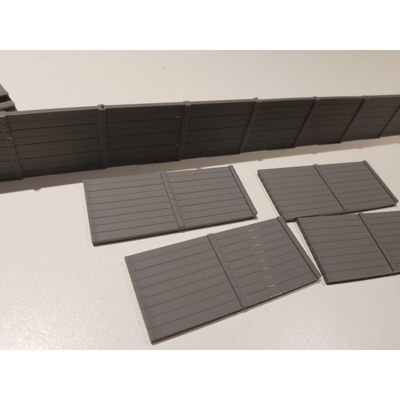 OO Gauge 20 x Model Railway Walls Tracking Fencing Security
