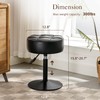 LUE BONA Adjustable Vanity Stool, 360 Swivel Chair for Makeup