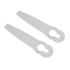 10 Pcs Lawn Mower Metal Blade Replacement Mowing Blade for