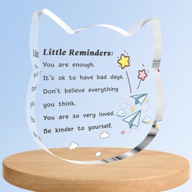 Inspirational Gifts For Women,Inspirational Acrylic,"You Are Enough,It'S Ok To Have Bad Days"Gift,Christmas Gifts,Gift For Her Women Girls Sister Best Friends Bestie Colleague Graduation Birthday